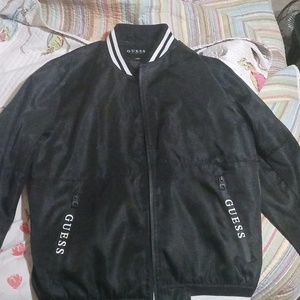 Guess Bomber Style Polyester Jacket Large Never Worn